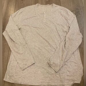 Lululemon Soft Hersey Long- Sleeve Henley